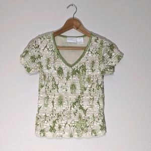 ☀️Final Drop☀️ Vintage Worthington Floral Cottagecore Top - S/M